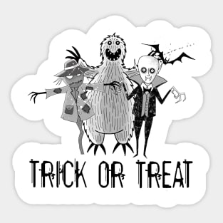 Trick or Treat Sticker